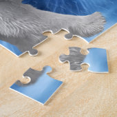 滝の白熊凍ってい ジグソーパズル (側面)