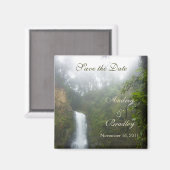 滝の結婚式予告マグネット マグネット (正面/裏面)