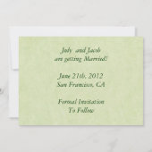 滝の結婚式　保存日付 招待状 (裏面)