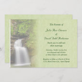 滝の結婚式 招待状 (正面/裏面)