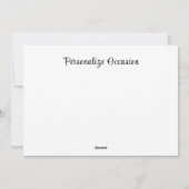 滝の絵画 山々 カラフルな水の流れ シーズンカード (裏面)