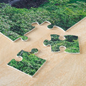 滝の緑豊かなコスタリカ人 ジグソーパズル (側面)