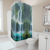 滝の脱出:自然の力を最大限に シャワーカーテン (インサイチュ)
