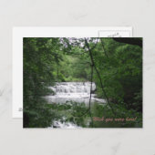 滝の自然 ポストカード (正面/裏面)