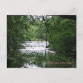 滝の自然 ポストカード (正面)