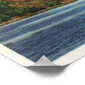 滝の表示ブリッジを折りたたむ前に表示 ポスター (角)