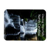 滝の追いかけノースカロライナ青い尾根 マグネット (横)