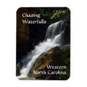 滝の追いかけ西ノースカロライナの写真 マグネット (縦)