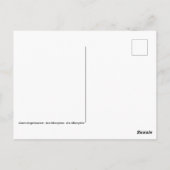 滝の隣の緑の翼のマカオ ポストカード (裏面)