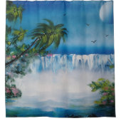 滝の霧 シャワーカーテン (正面)