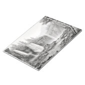 滝の風景自然アドベンチャーインクスケッチ ノートパッド (アングル)