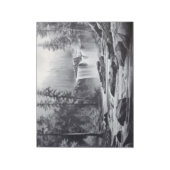 滝の風景自然アドベンチャーインクスケッチ ノートパッド (回転)