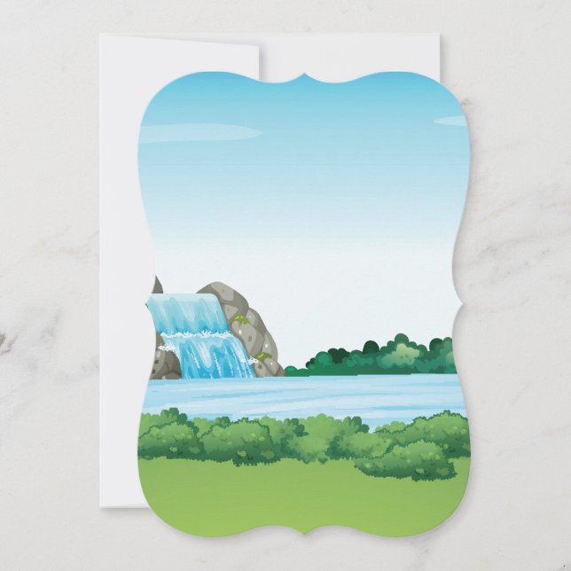 滝の風景 (正面)