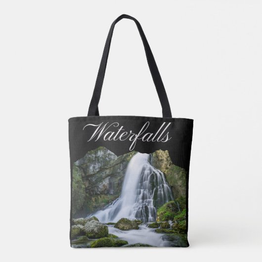 滝の風景 トートバッグ (裏面)