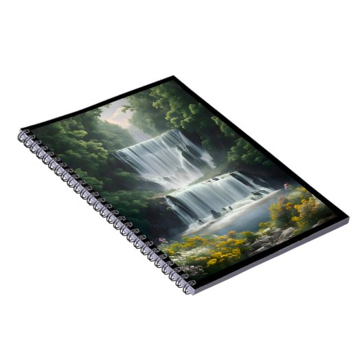 滝の風景 ノートブック (右側)