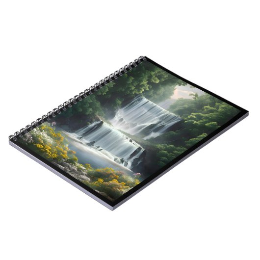 滝の風景 ノートブック (左側)