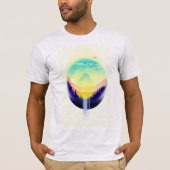 滝の風景 Tシャツ (正面)