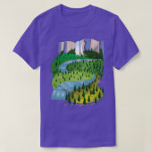 滝の風景 Tシャツ (デザイン正面)