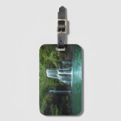 滝のKlong Chao |の水酸化カリウム溶液のKoodの島 ラゲッジタグ (正面縦)