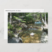 滝のPemigewasset River III ポストカード (正面/裏面)