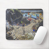 滝のPorthmeorのビーチSt Ives マウスパッド (マウス)