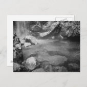 滝はがき下のプール ポストカード (正面/裏面)