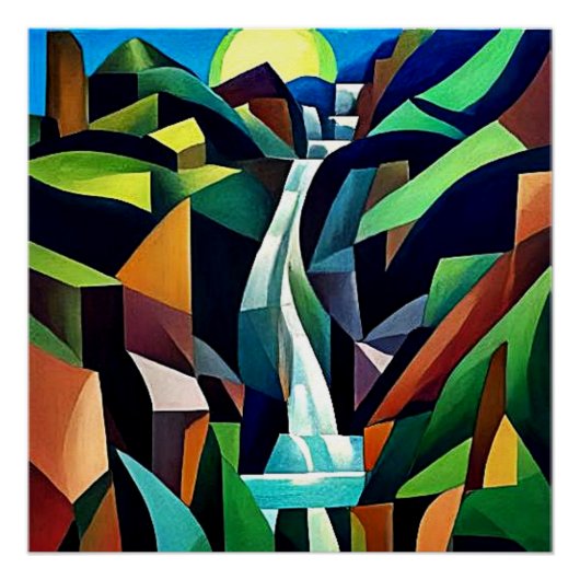 滝は山を下る4 ポスター (正面)