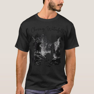 滝めぐり ハイキング 自然 愛好家 Tシャツ