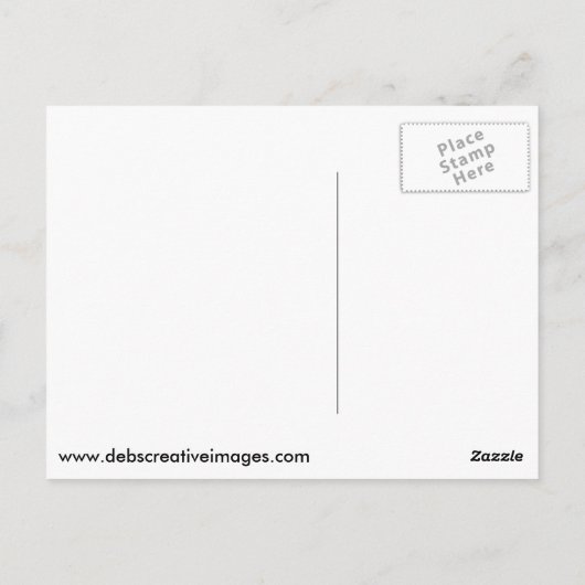 滝や秋の葉 ポストカード (裏面)