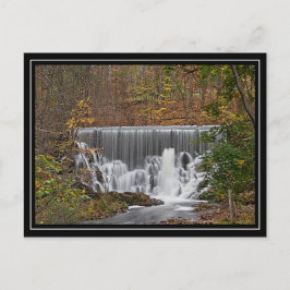滝や秋の葉 ポストカード