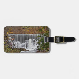 滝や秋の葉 ラゲッジタグ