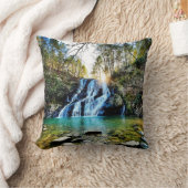 滝をモチーフにした装飾用クッション クッション (ブランケット)
