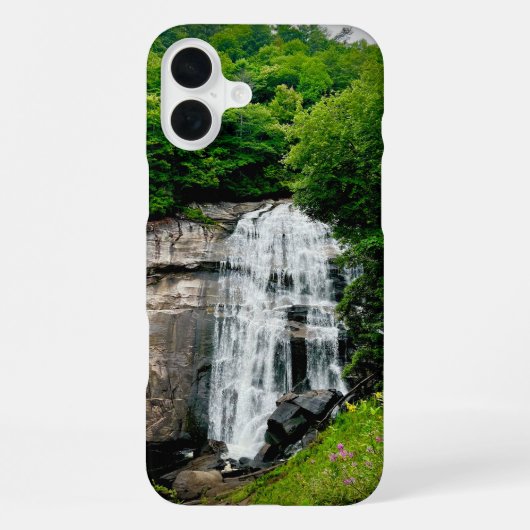 滝をモチーフにしたiPhoneケース iPhoneケース (裏面)