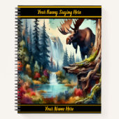 滝を歩鮮やかく ノートブック (正面)