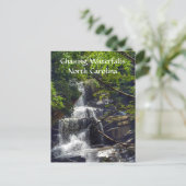 滝を追いかけて ノースカロライナ州の山々 フォト ポストカード (スタンド正面)