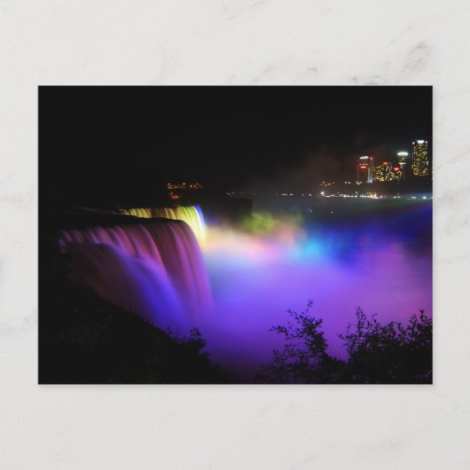 滝カラフル葉書 ポストカード (正面)