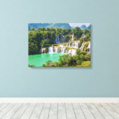 滝キャンバス印刷 キャンバスプリント (インサイチュ (ウッドフロア))