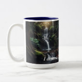 滝コーヒーマグと毎日のマントラ ツートーンマグカップ (左)