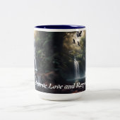 滝コーヒーマグと毎日のマントラ ツートーンマグカップ (中央)