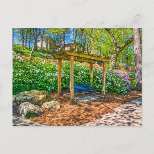 滝パーク、グリーンビルサウスカロライナ ポストカード (正面)