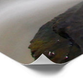 滝パーク、スー滝、サウスダコタ ポスター (角)