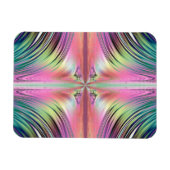 滝フラクタル上の日の出 マグネット (横)