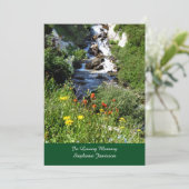 滝ワイルドフラワーメモリアル招待状 招待状 (スタンド正面)