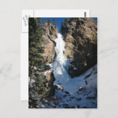 滝凍ってい ポストカード (正面/裏面)