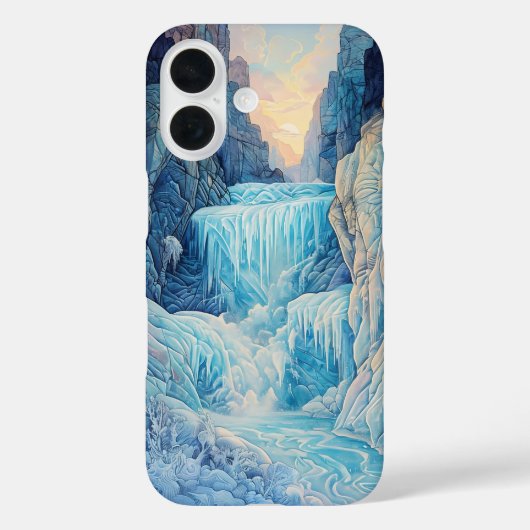 滝凍っていiPhone / iPadケース Case-Mate iPhoneケース (裏面)