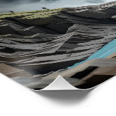 滝威厳のあるジオラマ ポスター (コーナー)