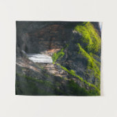 滝威厳のあるボカイン春グローリー タペストリー (正面(横))