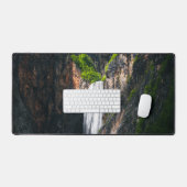 滝威厳のあるボカイン春グローリー デスクマット (キーボード&マウス)