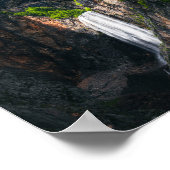 滝威厳のあるボカイン春グローリー ポスター (角)