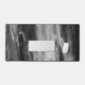 滝威厳のあるボカ、スロベニア黒白 デスクマット (キーボード&マウス)